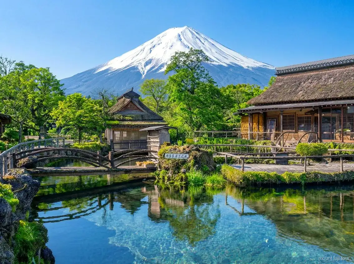Point de vue de la pagode du Parc Arakurayama Sengen sur l'excursion en autocar