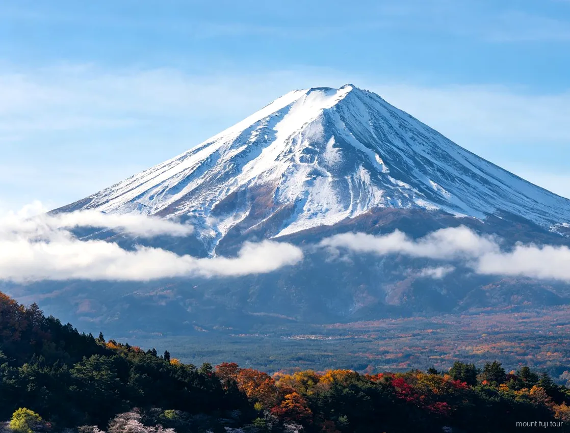 Hirano-Strand mit spiegelglatter Mount Fuji Reflexion im Morgengrauen