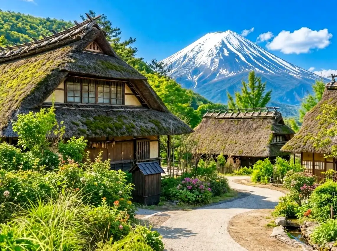 Estanques de manantial de Oshino Hakkai en el tour económico en grupo al Monte Fuji